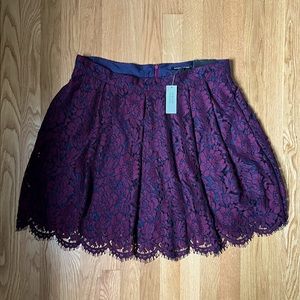 NWT!! Banana Republic A line Lace Skirt Size 14